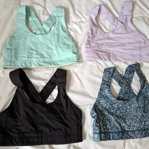 Lululemon lot of all sport bras size 6